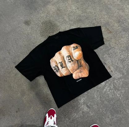 Teeth Print Graphic Tee's