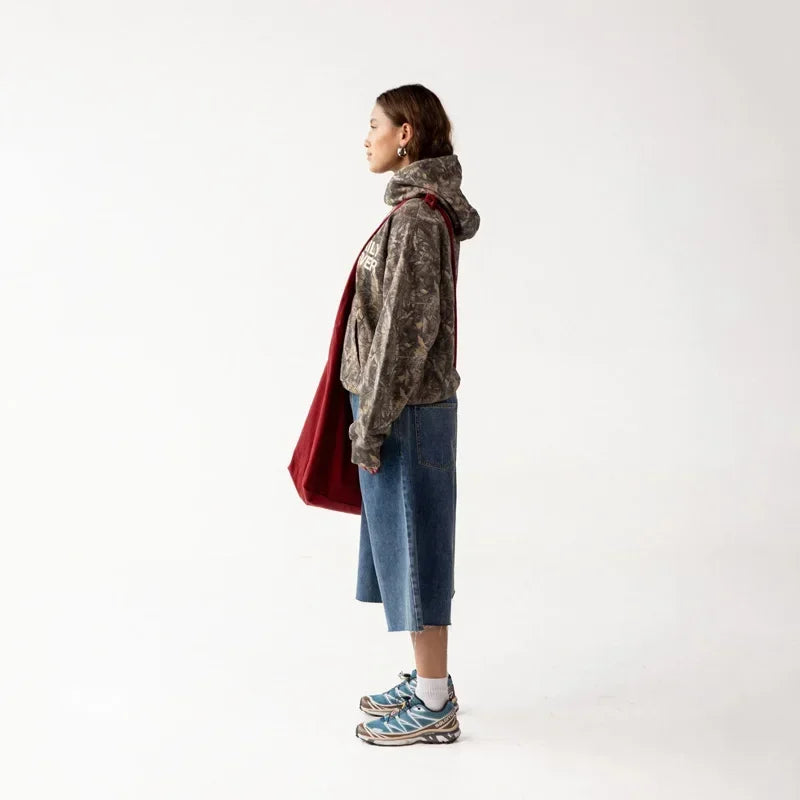 Camo Hoodie W/ Print